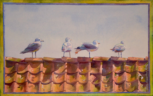 Og så strekkje eg ein fot her...