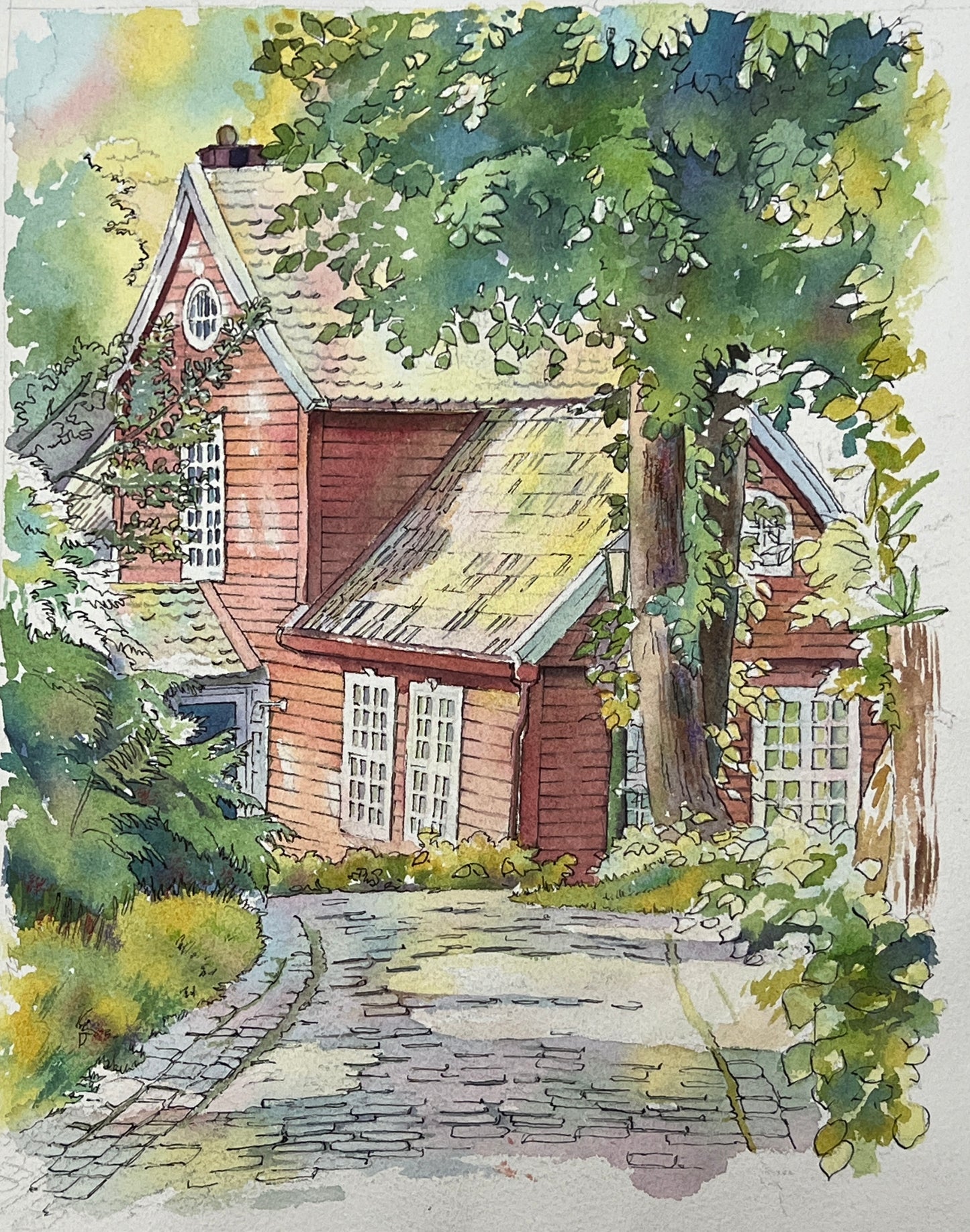 Det røde huset i Gamle Bergen