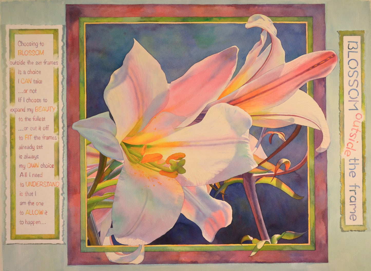 Blossom outside the frame