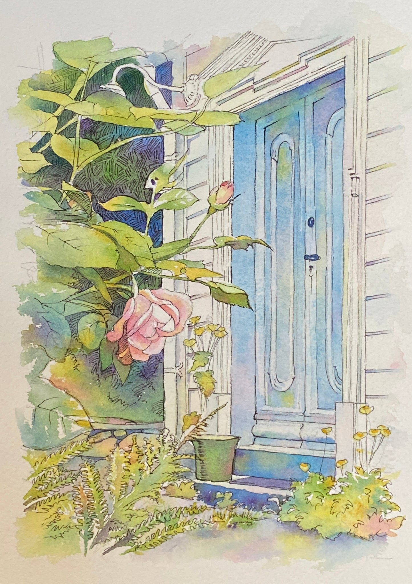 Den blå døren - Gamle Bergen